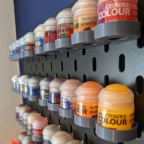 Citadel 12ml Paint Pot Holders IKEA SKADIS Pegboard - Etsy UK