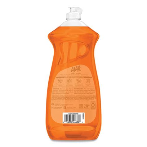 Ajax® Dish Detergent, Liquid, Orange Scent, 28 oz Bottle, 9/Carton