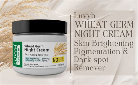 Luvyh wheat germ night Cream,All Skin Types, Night Cream for Women ...