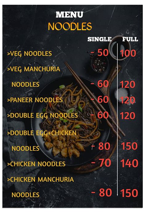 Menu at Lakshmi Biryani Point, Hyderabad