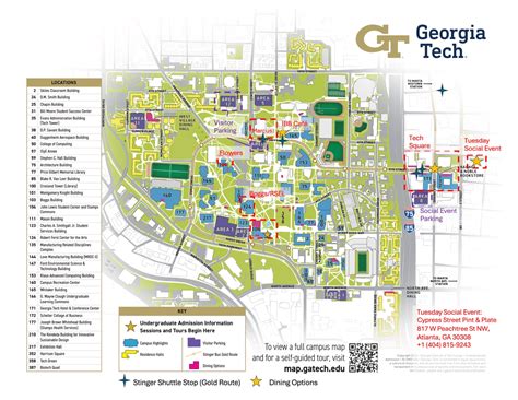Campus Map – Radiological Engineering, Detection, and Dosimetry ...