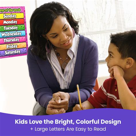 Buy Days of the Week Chart for Classroom Wall or Home - 17" x 22 ...