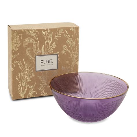 Shop Purple Radial Glass Serving Bowl - at Best Price Online in India