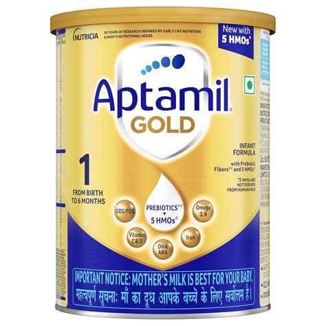 Buy Aptamil Stage 1 Infant Formula with GOS and FOS TIN, 400g Online at ...