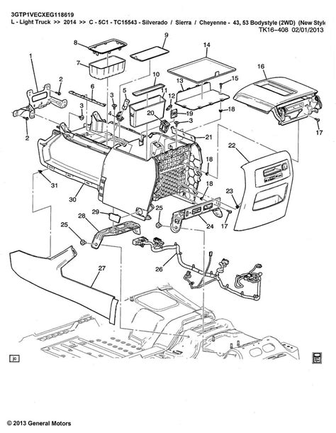 Breakdown of 2005 GMC Sierra 1500 Parts