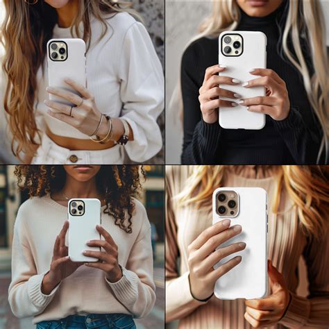 10 iPhone Mockup Bundle, Smart Object PSD, JPG, Phone Case Mockup ...