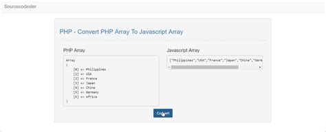 Image result for PHP Array to JavaScript