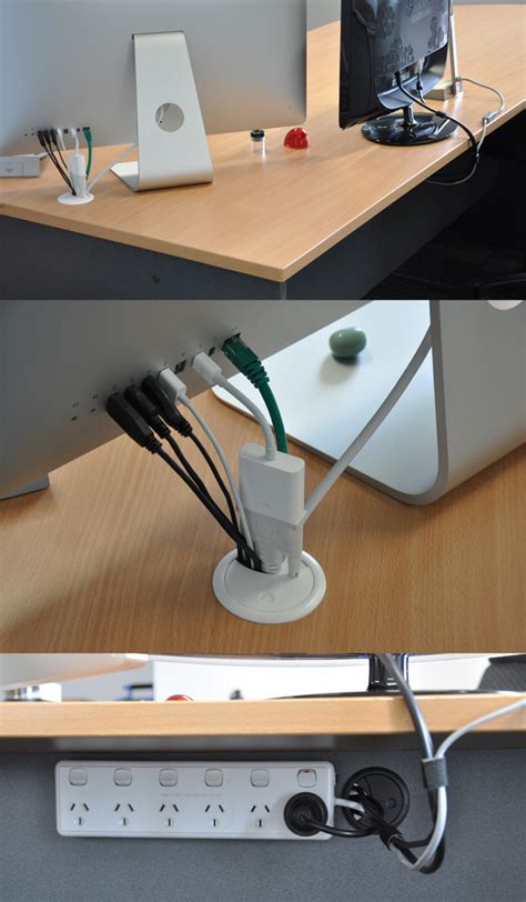Image result for DIY Desktop Computer Cable Management