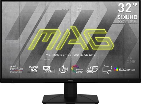 MSI MAG 323UPF - 32 Inch UHD Esports Gaming Monitor - 3840 x 2160 IPS ...
