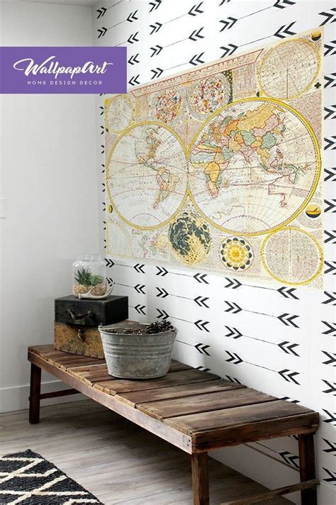 Large World Map Mural 的图像结果