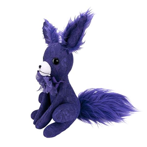 Goth Purple Fox Stuffed Animal - PlushThis| Plushies & Stuffed Animals