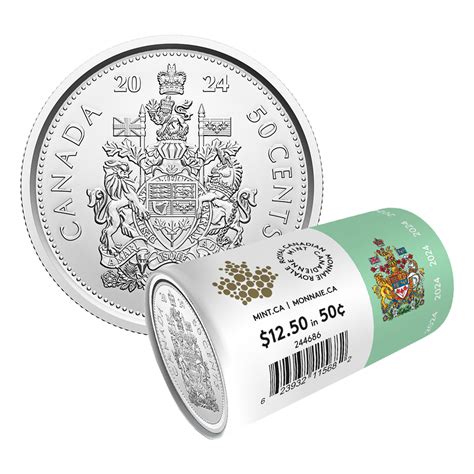 50-Cent Special Wrap Circulation Roll | The Royal Canadian Mint