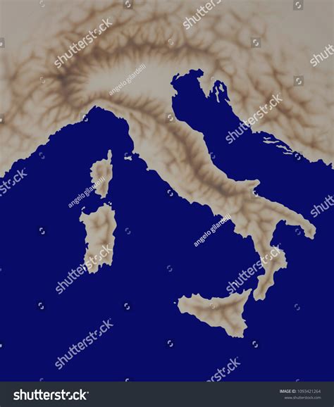 Map of italy geography