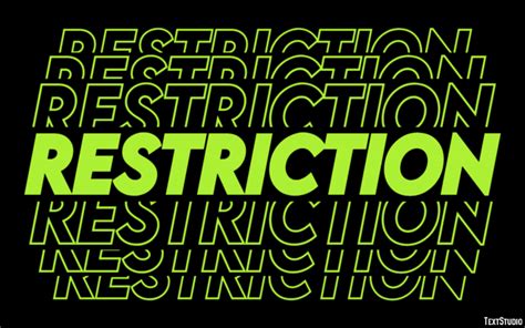 Image result for restriction