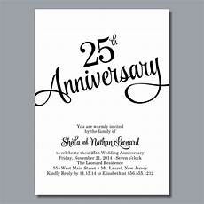 25 Wedding Anniversary Invitation Cards by 25 Anniversary Invitation 25 Anniversary Invitation 25 Wedding Anniversary Invitation Cards