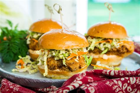 fried chicken sliders