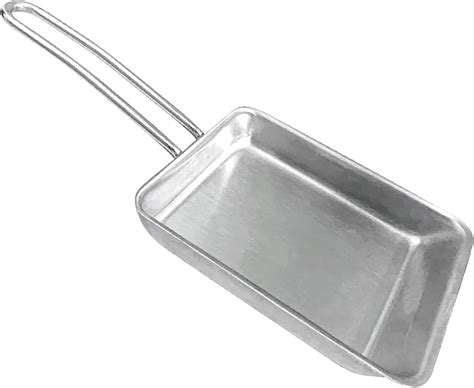 Amazon.com: Toutrop 7.5" Japanese Omelette Egg Pan, 316 Stainless Steel ...