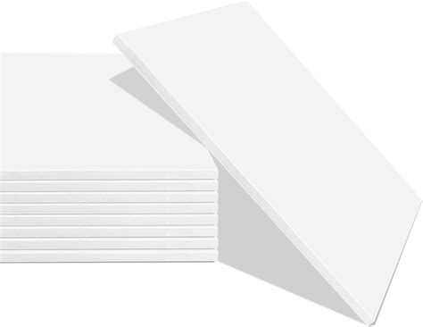 Worison 3 mm Thick 8pc Pack Craft Foam Board Set White, 8 x 8 Inches ...
