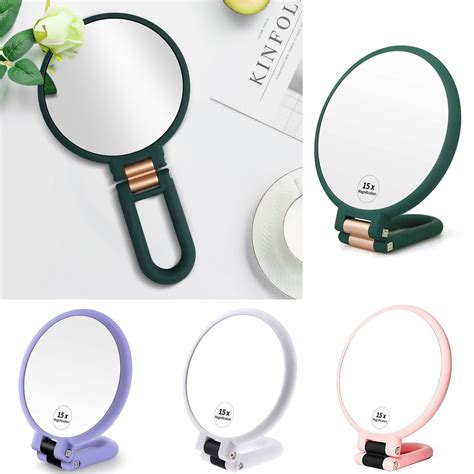 Costyle 1X 15X Magnifying Hand Held Mirror Double Side Folding Hand ...