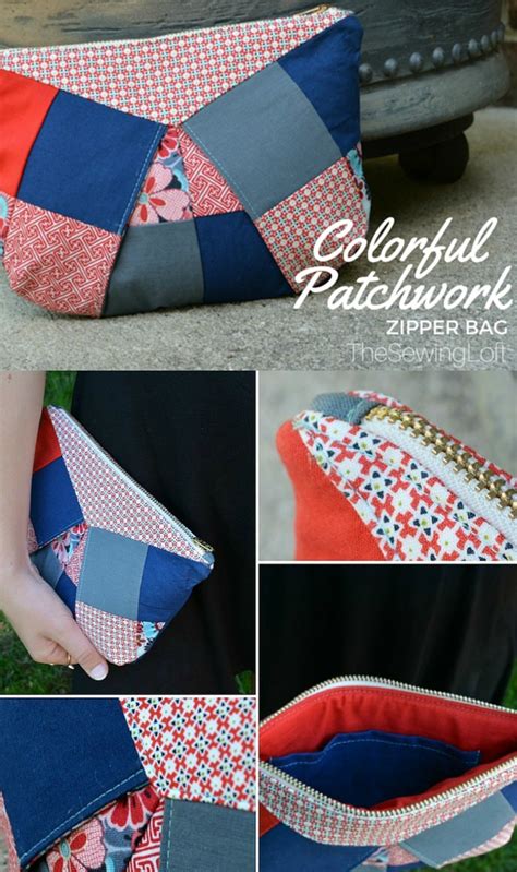 Patchwork Bag Patterns 的图像结果