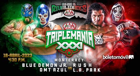 AAA Announces Card For Triplemania 31: Monterrery