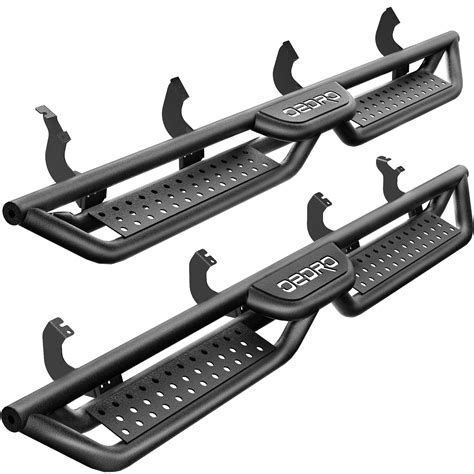 Tacoma Accessories OEDRO Two-Step Running Boards For 2024-2025 Tacoma - Heavy Duty Black Nerf ...