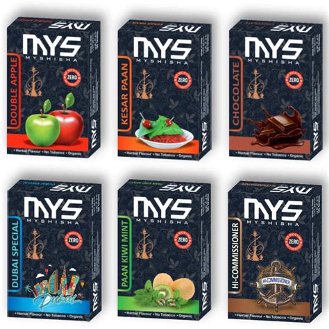 MYSHISHA Herbal Hookah (100% Nicotine and Tobacco Free) Double Apple ...