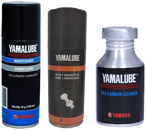 YAMAHA Yamalube Fuel System Carbon Cleaner 50ml, Chain Clean Kit 120ml ...