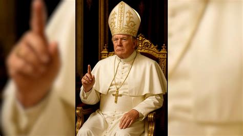 White House posts AI-generated photo of Trump as pope