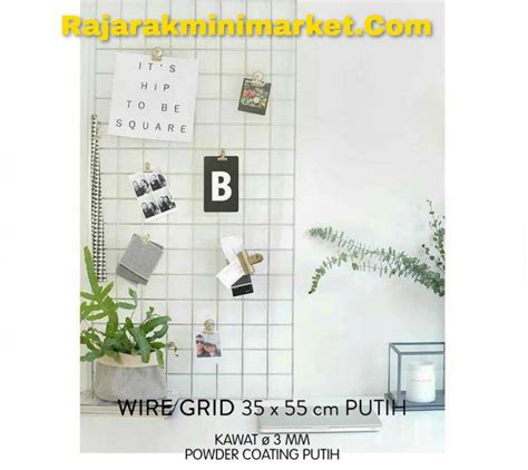 WIREMESH TANPA BINGKAI 35X55CM | RAJA RAK MINIMARKET | JUAL RAK TOKO ...