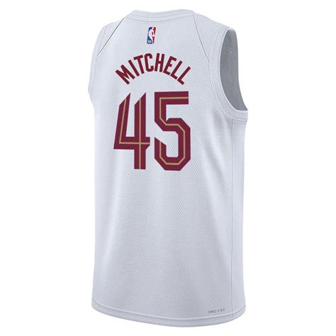 Donovan Mitchell White Association Swingman Jersey | Cavs Center Court
