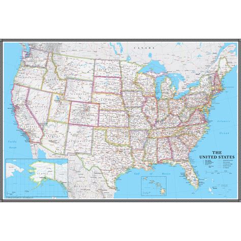United States Classic Wall Map Poster | SwiftMaps