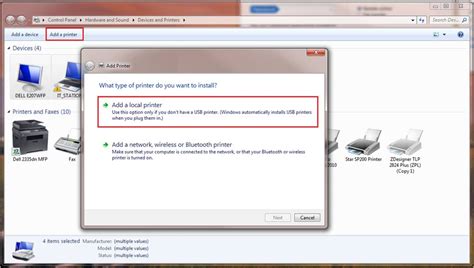 Add a Local Printer 的图像结果