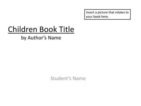 28+ Free Printable Children’s Book Templates [PDF, Word]