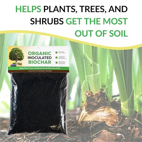 FOOP Organic Inoculated Biochar: Helps Plants and Trees India | Ubuy