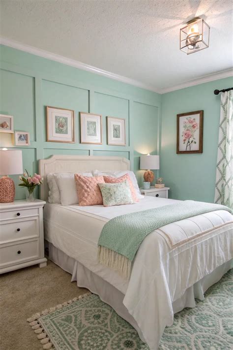 17+ Stylish Mint Green Bedroom Ideas