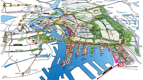 Rotterdam Port Map
