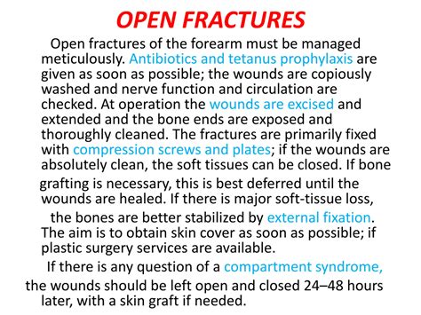 PPT - Fractures of the Radius and Ulna: Mechanism, Clinical Features, and Treatment