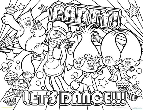 Trolls Coloring Pages Printable - Ataglance Printable Calendar
