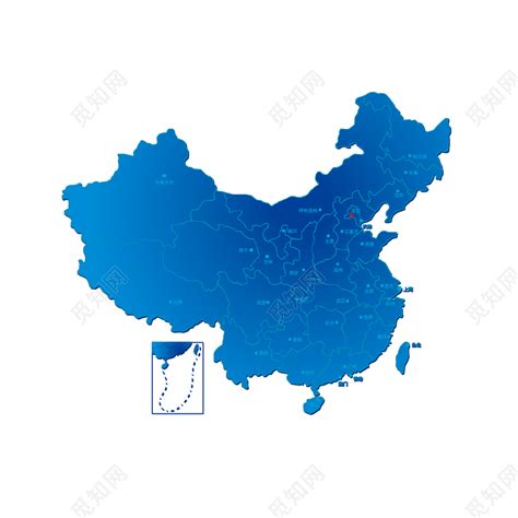 中国地图设计模板素材