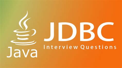Image result for JDBC Interview Questions