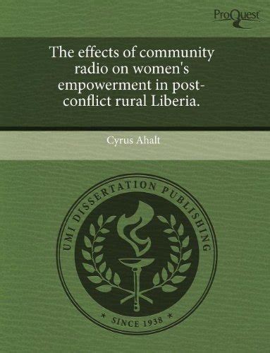 The Effects of Community Radio on Women's Empowerment in Post-Conflict ...
