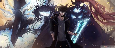 Solo Leveling : Sung Jin-Woo Shadow Monsters 4K wallpaper download