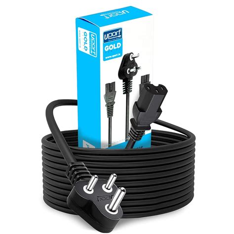 Storite UPort 1 Pack 1.8 Meter Power Cable for PC 3 Pin PC Power Cable