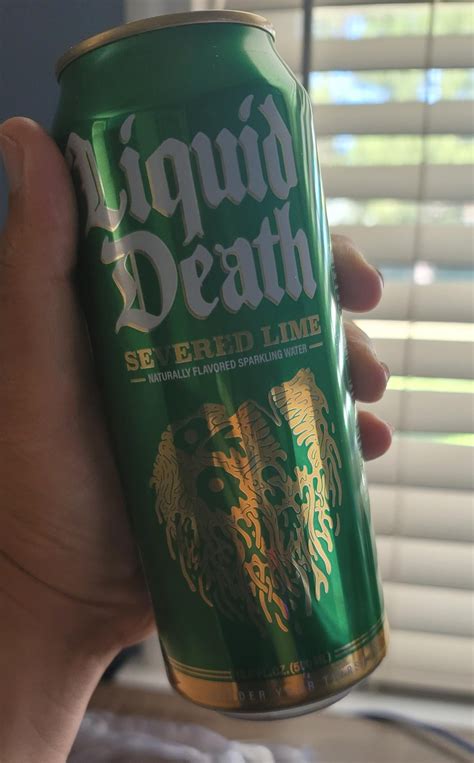 Liquid Death Sparkling Mocktails -Severed Lime : r/ToFizzOrNotToFizz