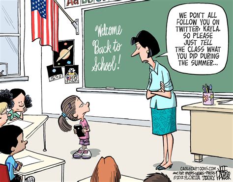 Back to school: Cartoons of the day | School humor, School cartoon ...