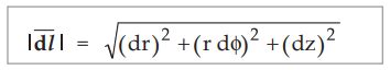Cylindrical Co-ordinate System - represent field vectors, Solved ...