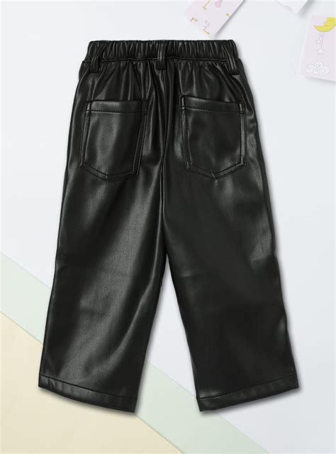 Buy Girls Faux Leather Trousers Online at just Rs. 999.0 ...