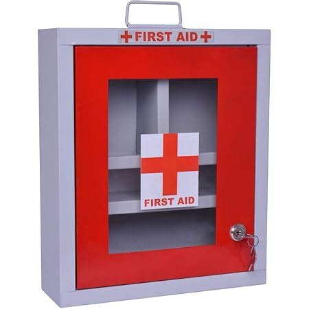 Lepose Wall-mountable Metal Emergency Medical Kit First Aid Box for ...