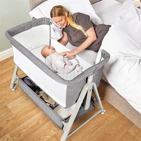 Amazon.com : Cowiewie Bassinet Bedside Sleeper,3-in-1 Baby Bassinet ...